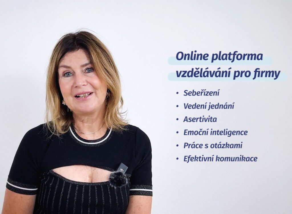 Vzdělávání pro firmy, online platforma, školení a rozvoj zaměstnanců.